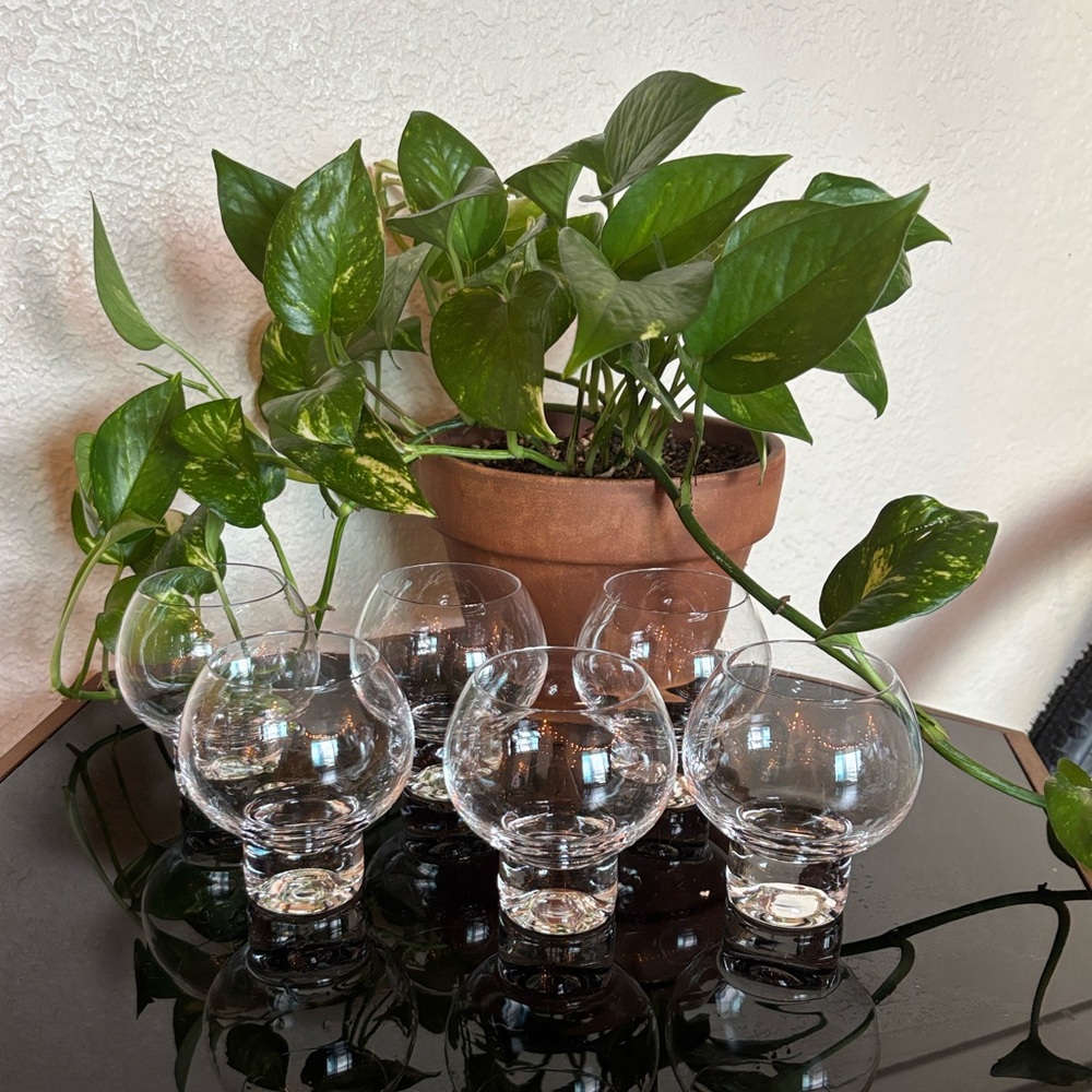Vintage Sea Glasbruk – Cognac Glasses Set of 6
